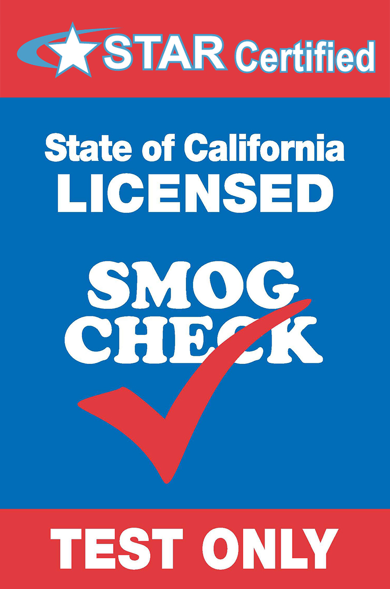 Star Certified - State of California Licensed Smog Check - Test Only - Smog Check Smog Center Roseville